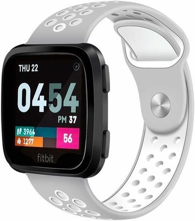 Fitbit Versa Double Sport Strap - Grey White