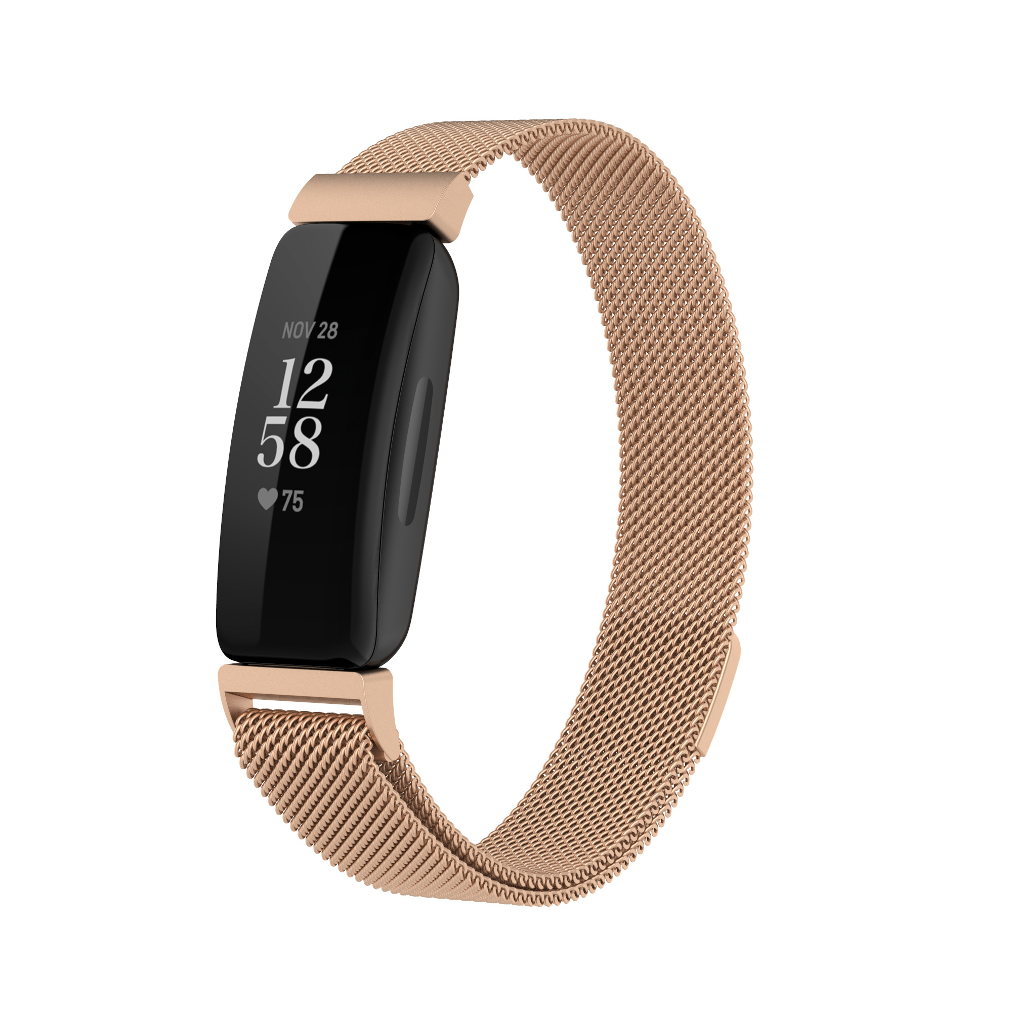 Fitbit Inspire 2 Milanese Strap - Rose Gold