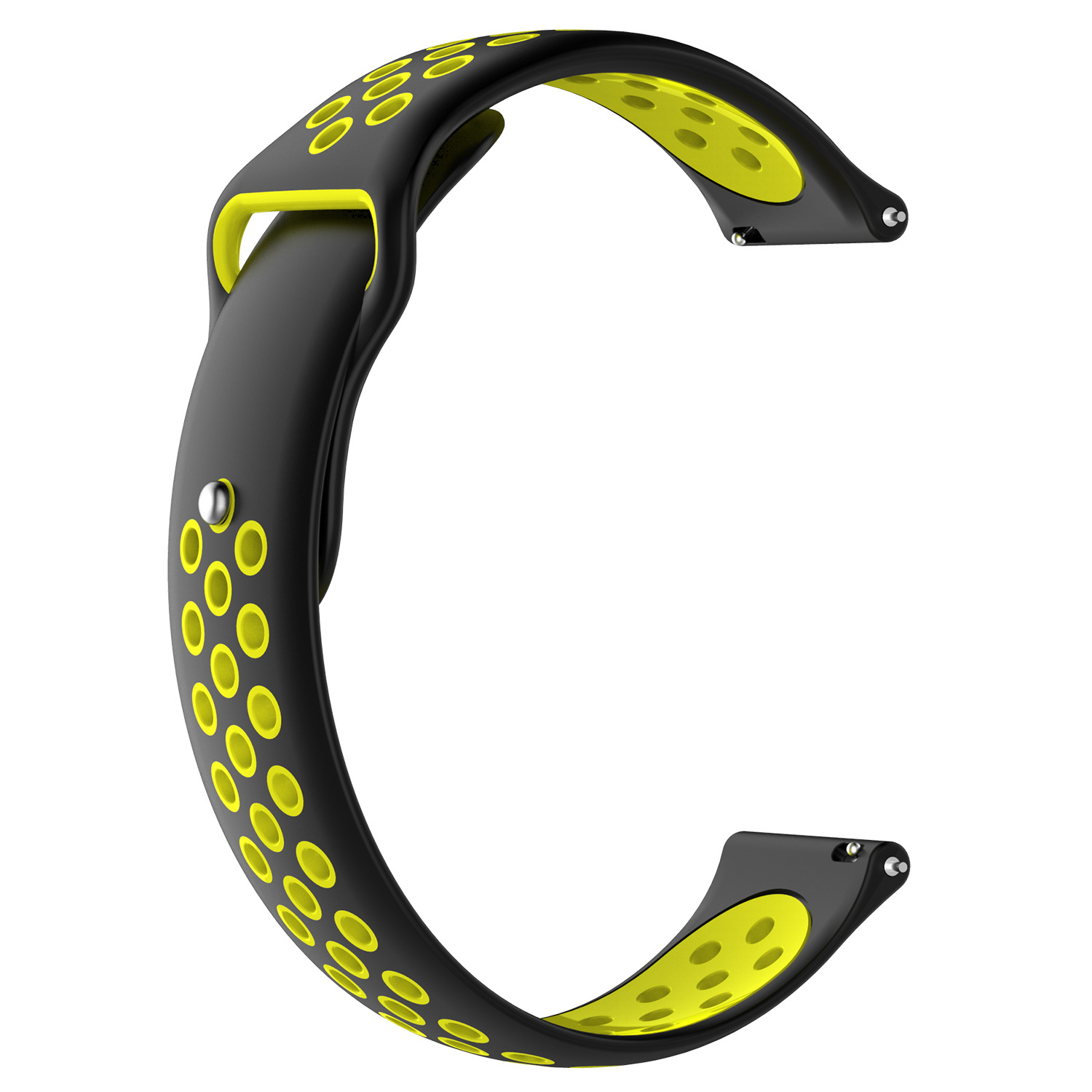 Huawei Watch Gt Double Sport Strap - Black Yellow