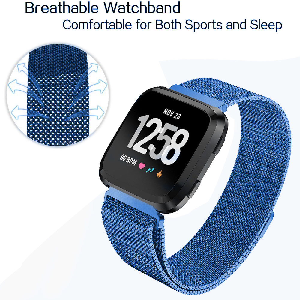 Fitbit Versa Milanese Strap - Blue