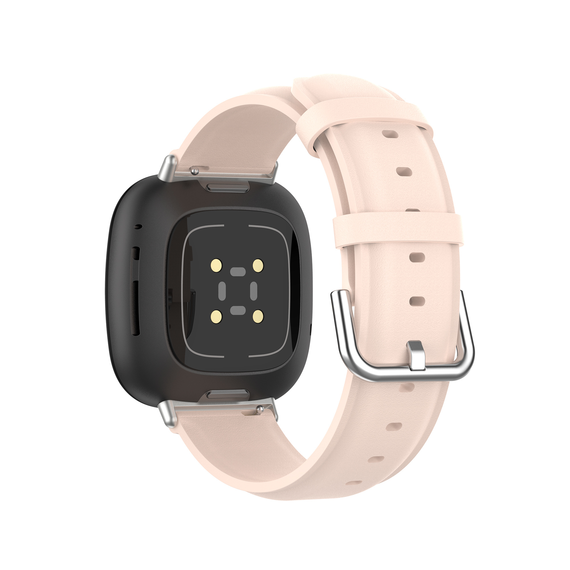 Fitbit Versa 3 / Sense Leather Strap - Pink