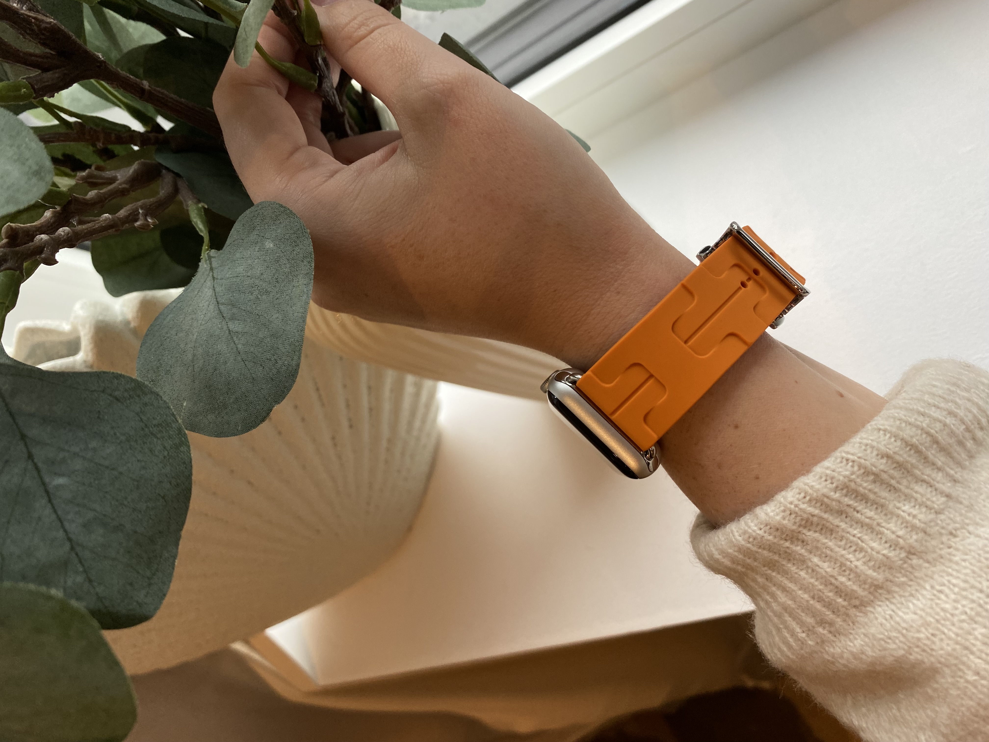 Apple Watch Sport HermèS Kilim Single Tour - Orange