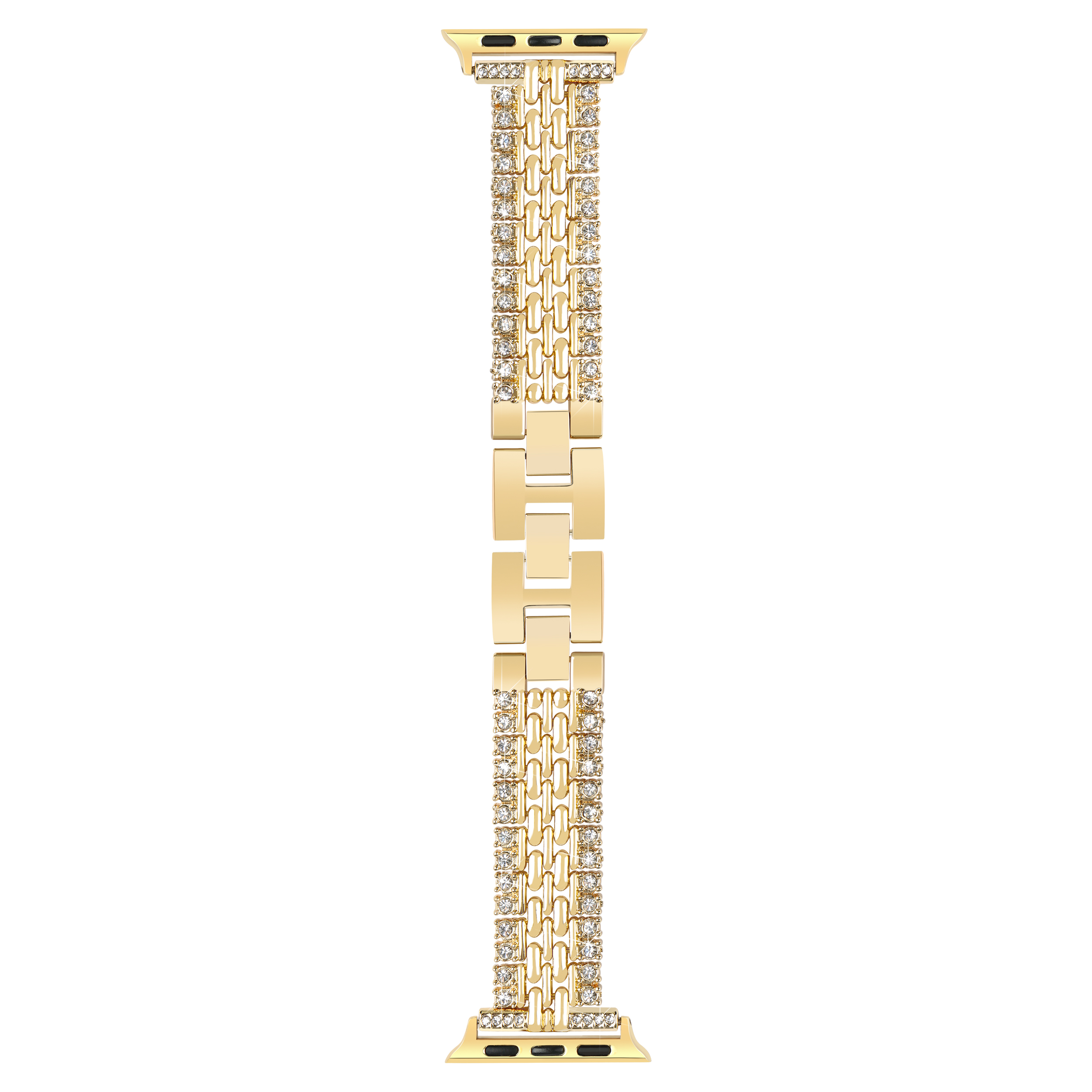  Apple Watch Diamond Steel Link Band Eline - Gold