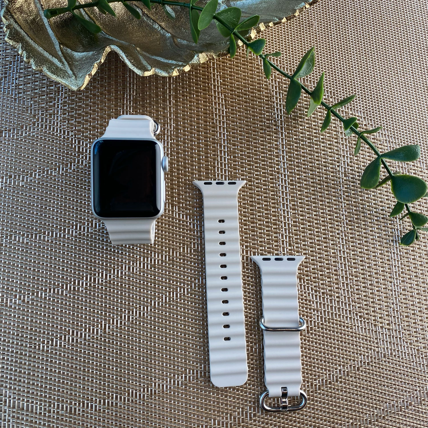 Apple Watch Sport Ocean Strap - White