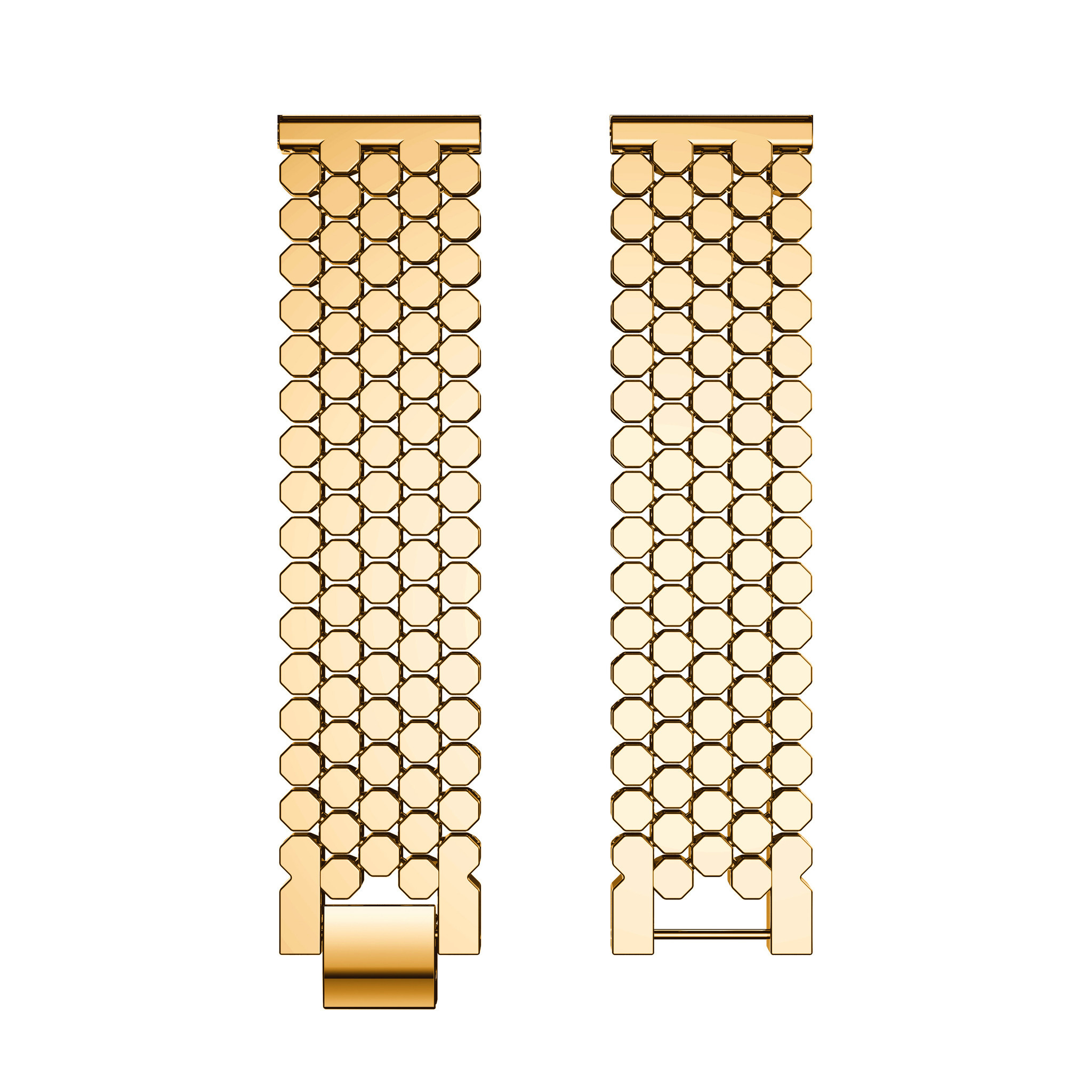 Huawei Gt Fish Steel Link Strap - Gold