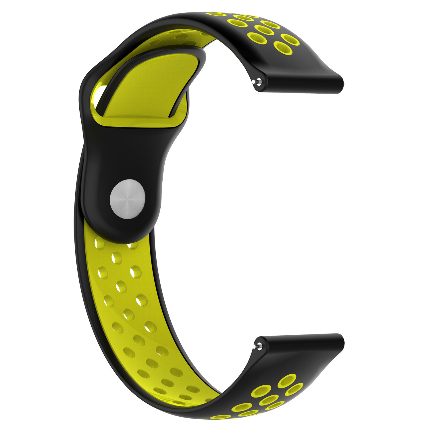 Polar Ignite Double Sport Strap - Black Yellow