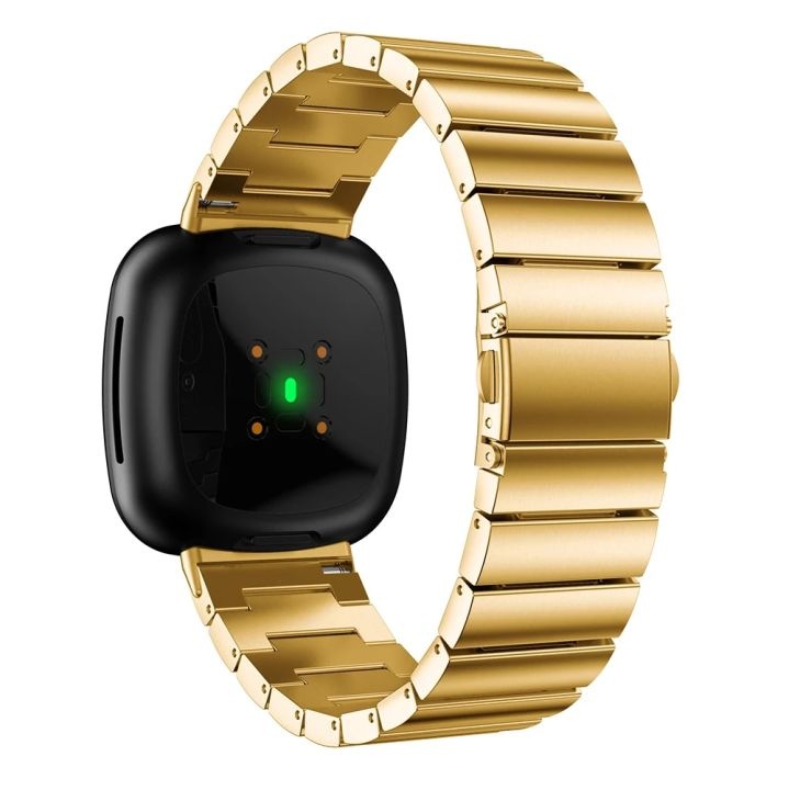 Fitbit Versa 3 / Sense Steel Link Strap - Gold