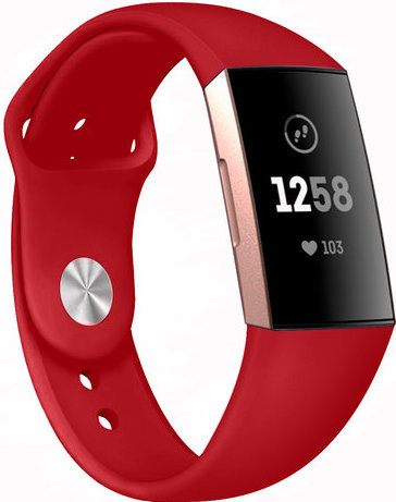 Fitbit Charge 3 &Amp; 4 Sport Strap - Red