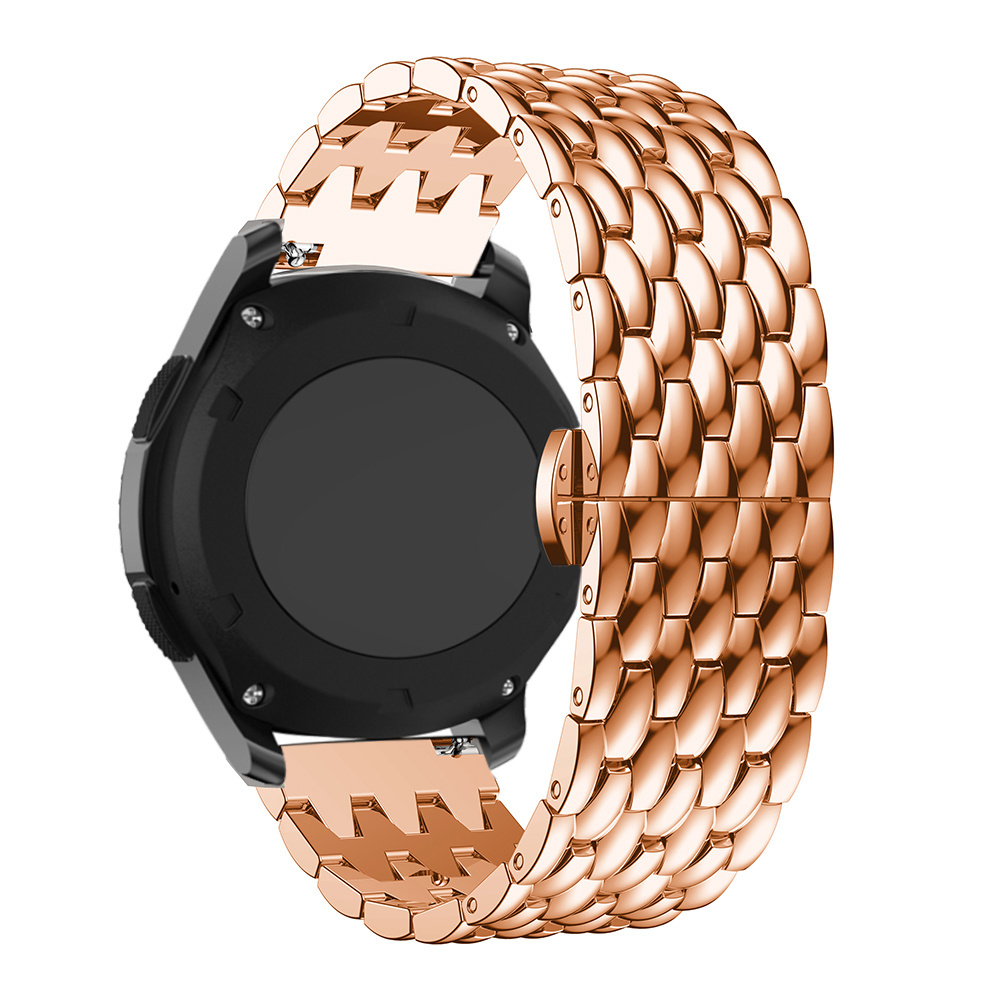 Huawei Gt Dragon Steel Link Strap - Rose Gold