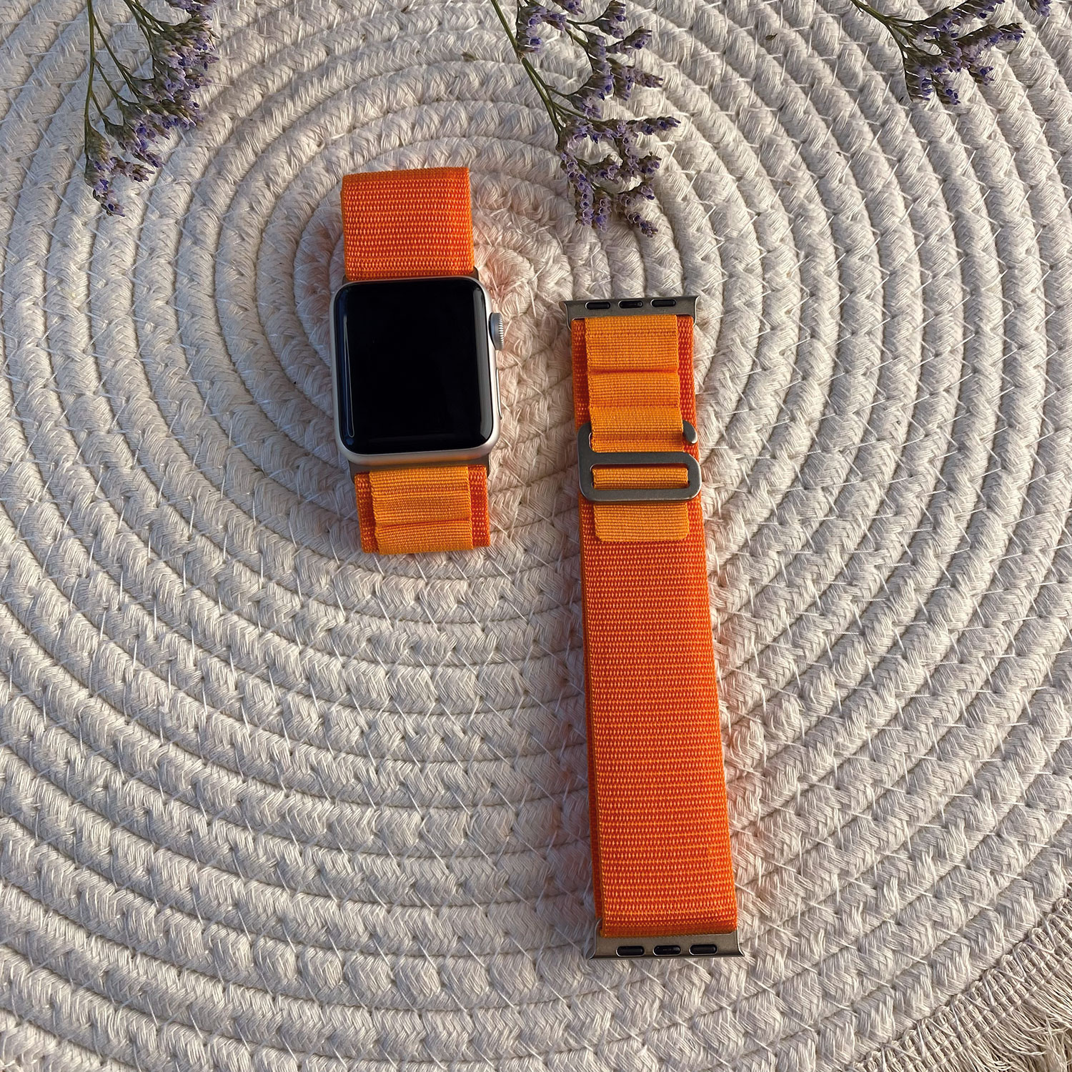 Apple Watch Nylon Alpine Strap - Orange