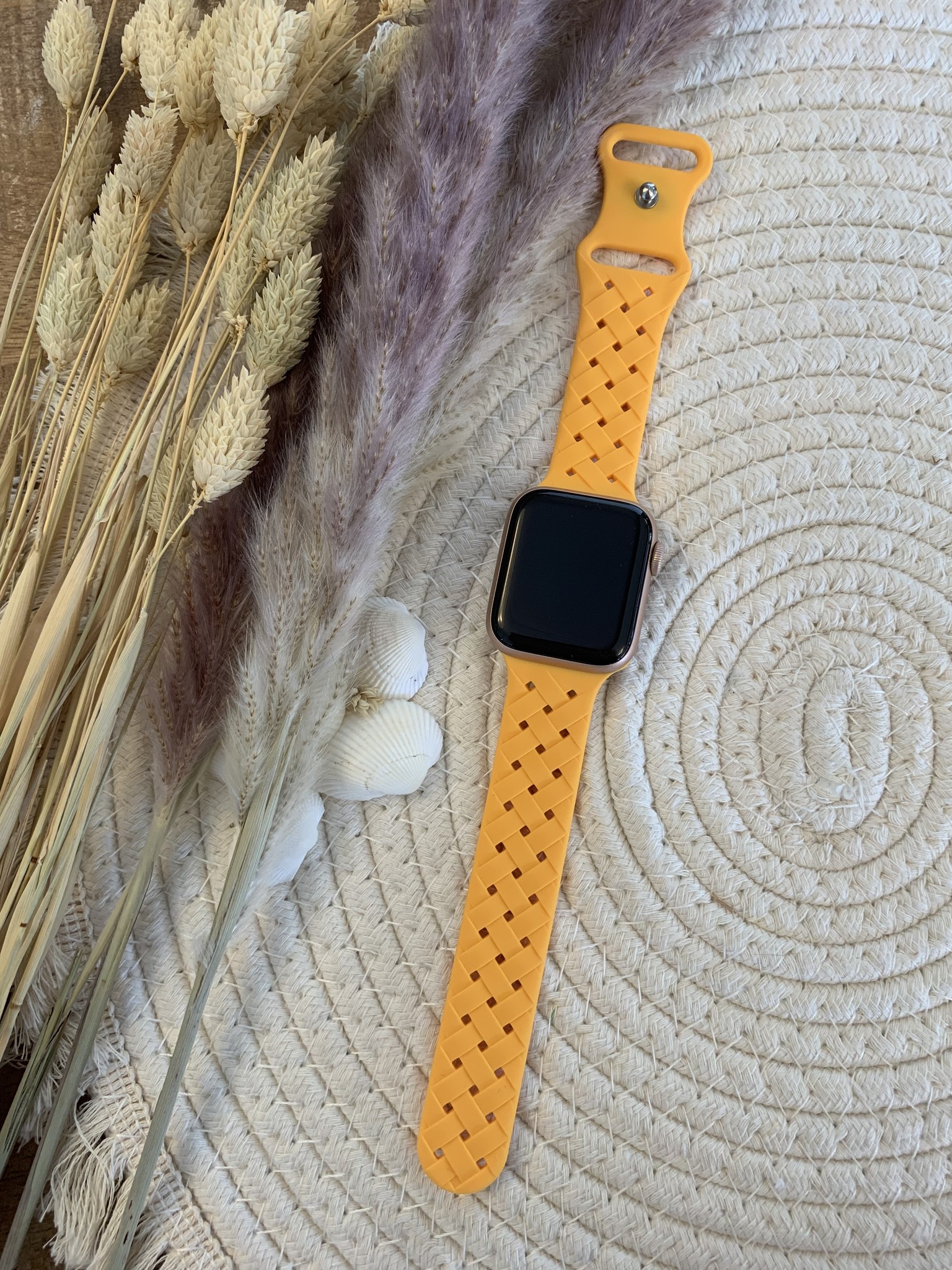 Apple Watch Sport Braided Strap - Yellow