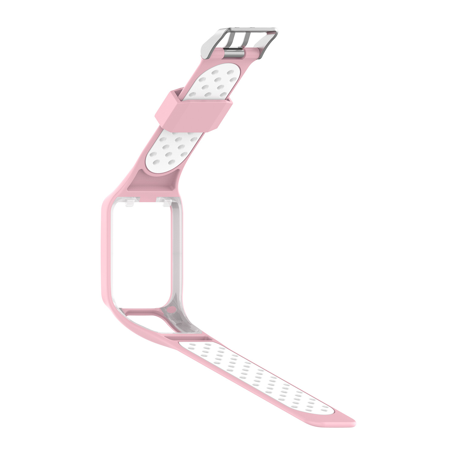 Tomtom Runner / Spark / Adventure Double Sport Strap - Pink White