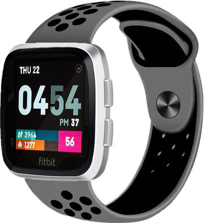 Fitbit Versa Double Sport Strap - Grey Black