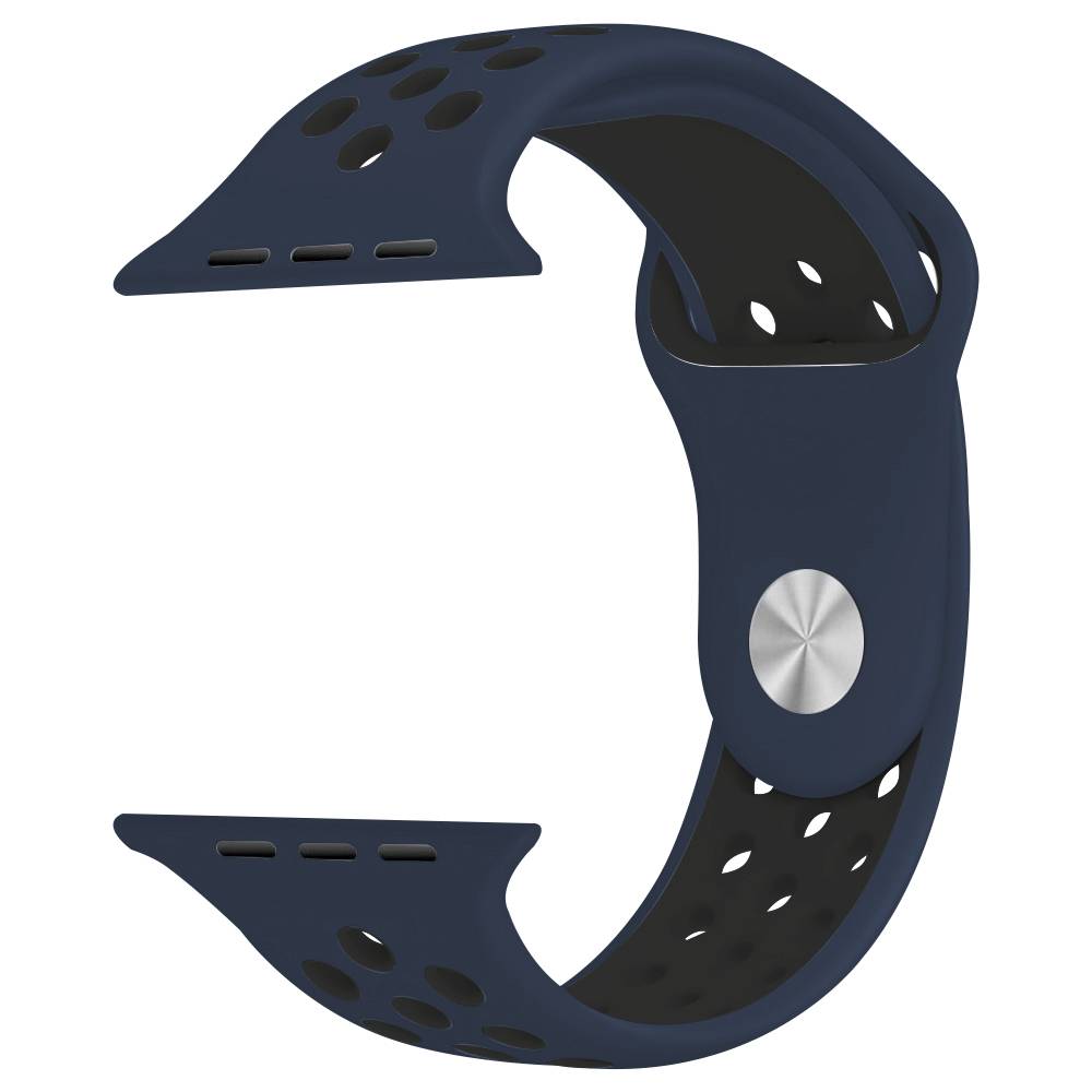 Apple Watch Double Sport Strap - Midnight Blue Black