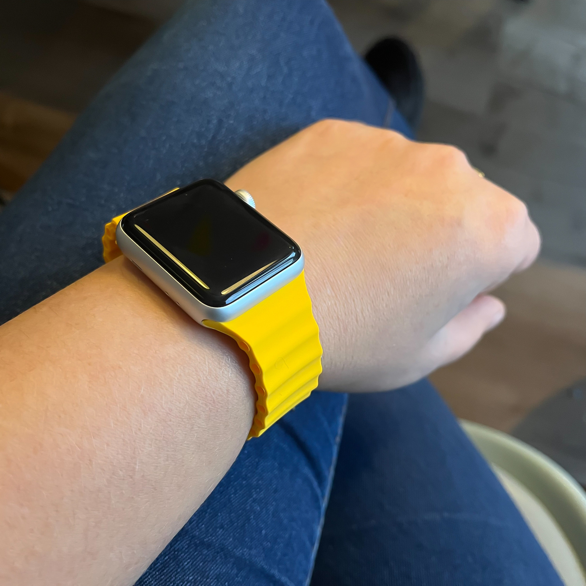 Apple Watch Sport Ocean Strap - Yellow