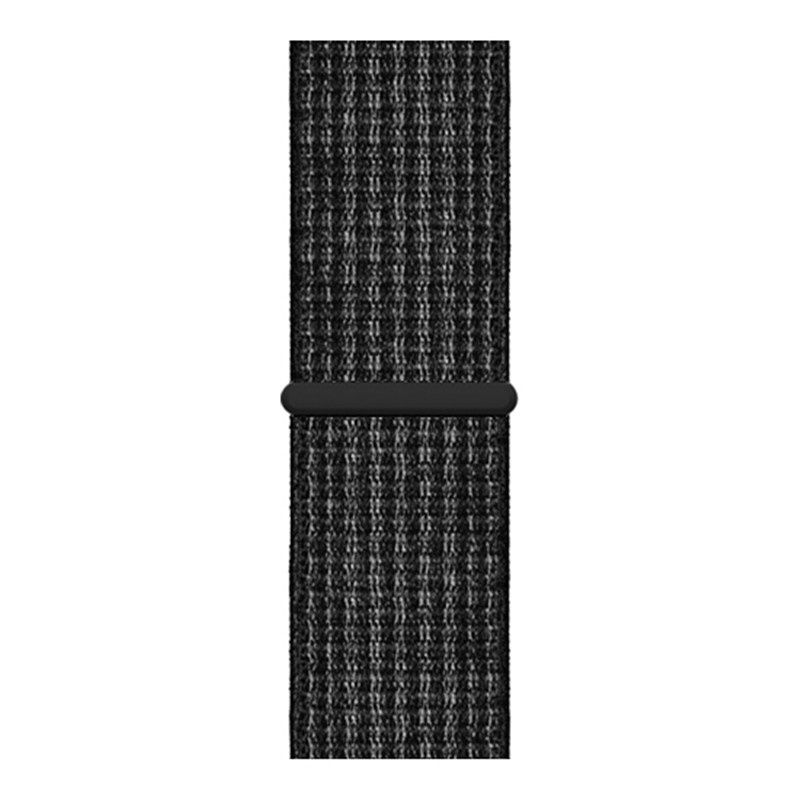 Apple Watch Nylon Sport Loop Strap - Reflector Black