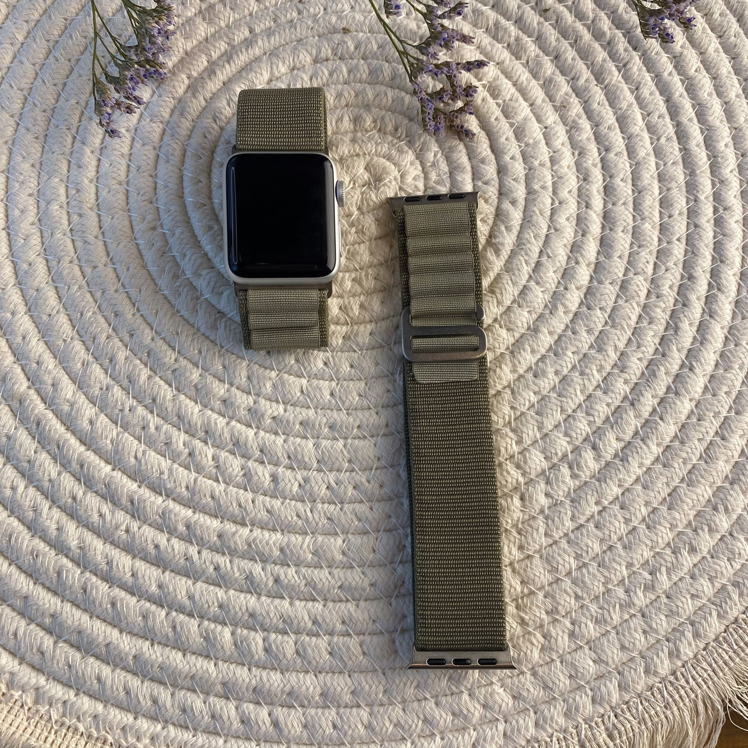 Apple Watch Nylon Alpine Strap - Olive