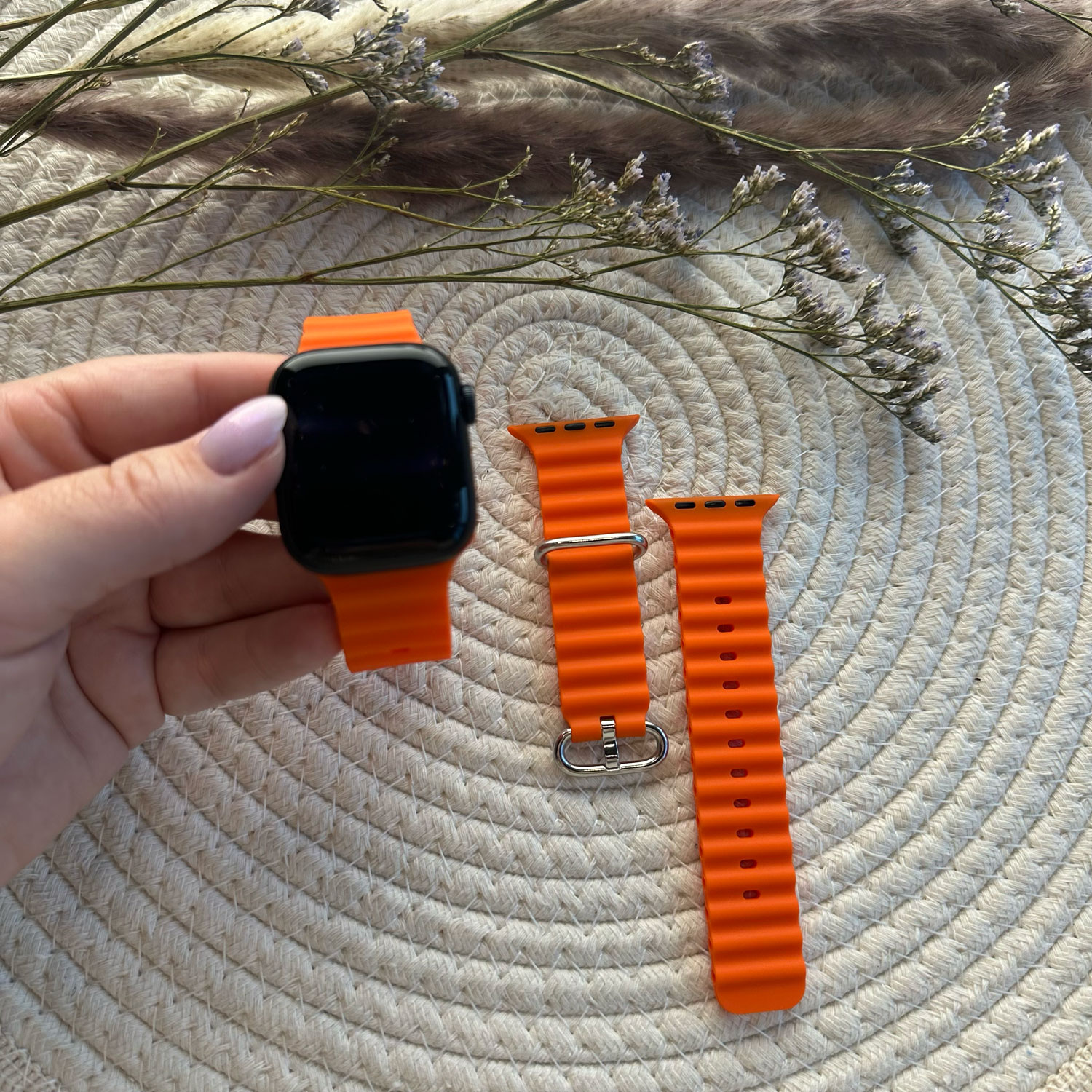 Apple Watch Sport Ocean Strap - Orange