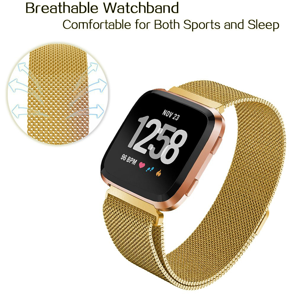 Fitbit Versa Milanese Strap - Gold