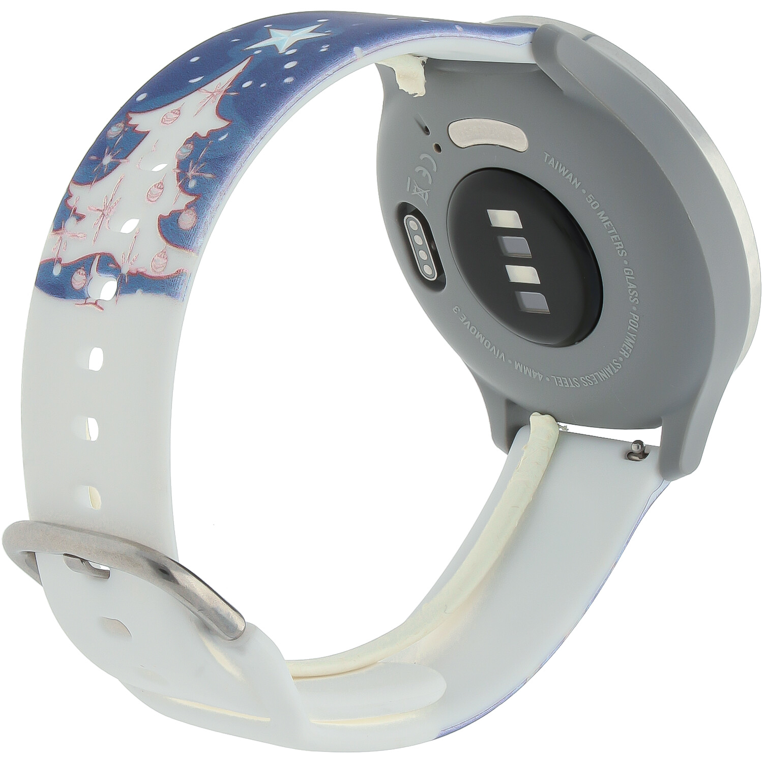 Huawei Watch Print Sport Strap - Christmas Snowman Dark Blue