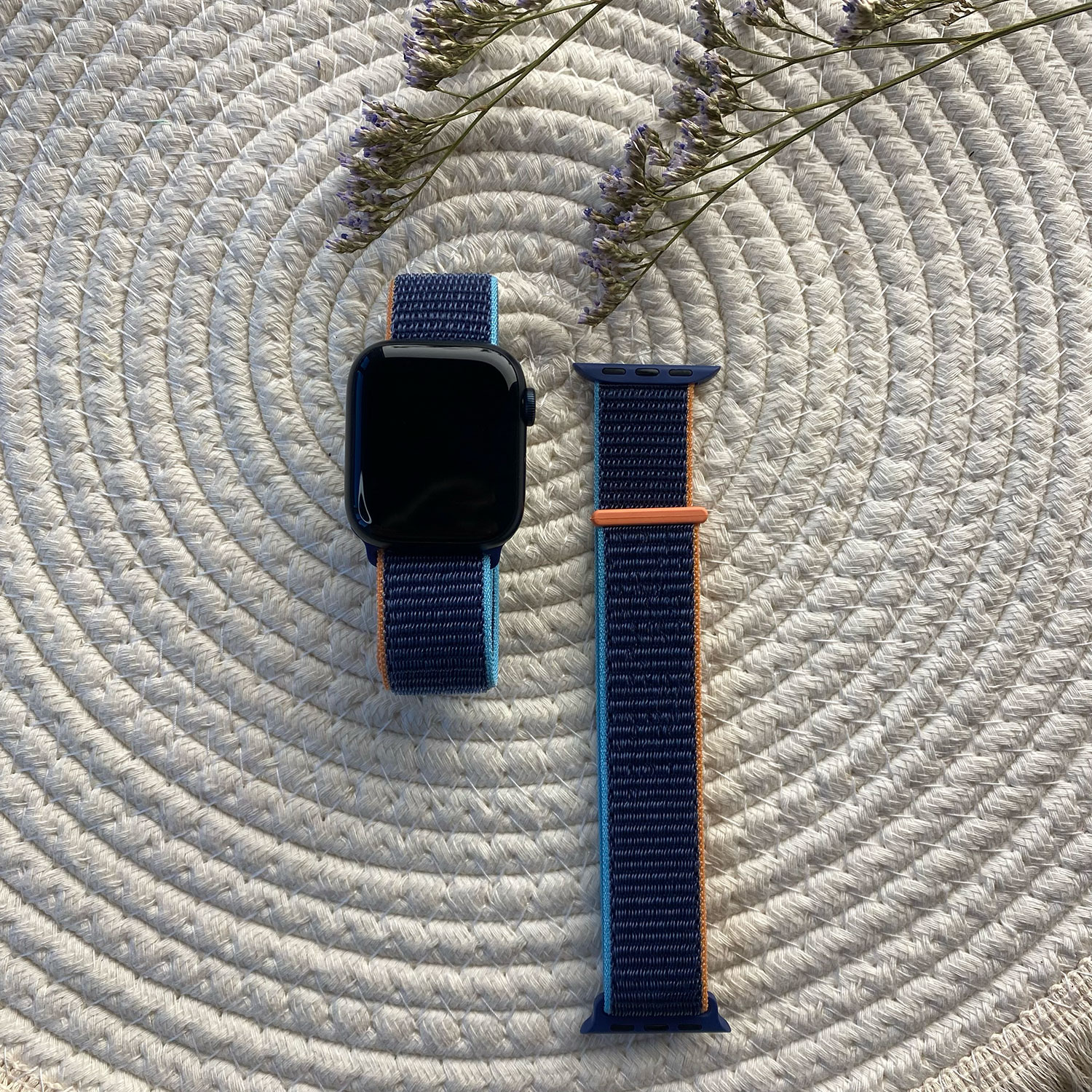 Apple Watch Nylon Sport Loop Strap - Deep Sea