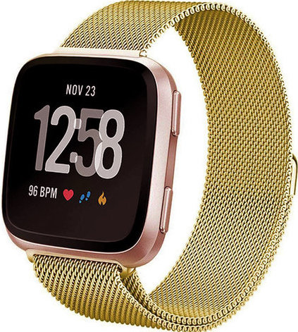 Fitbit Versa Milanese Strap - Gold