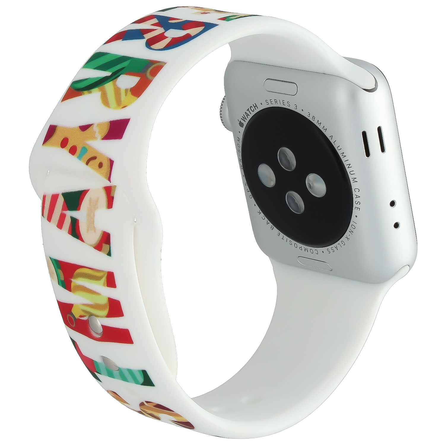 Apple Watch Print Sport Strap - Christmas Merry Christmas