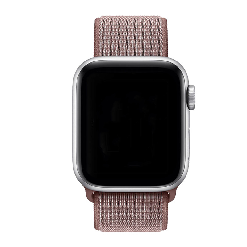 Apple Watch Nylon Sport Loop Strap - Smokey Mauve