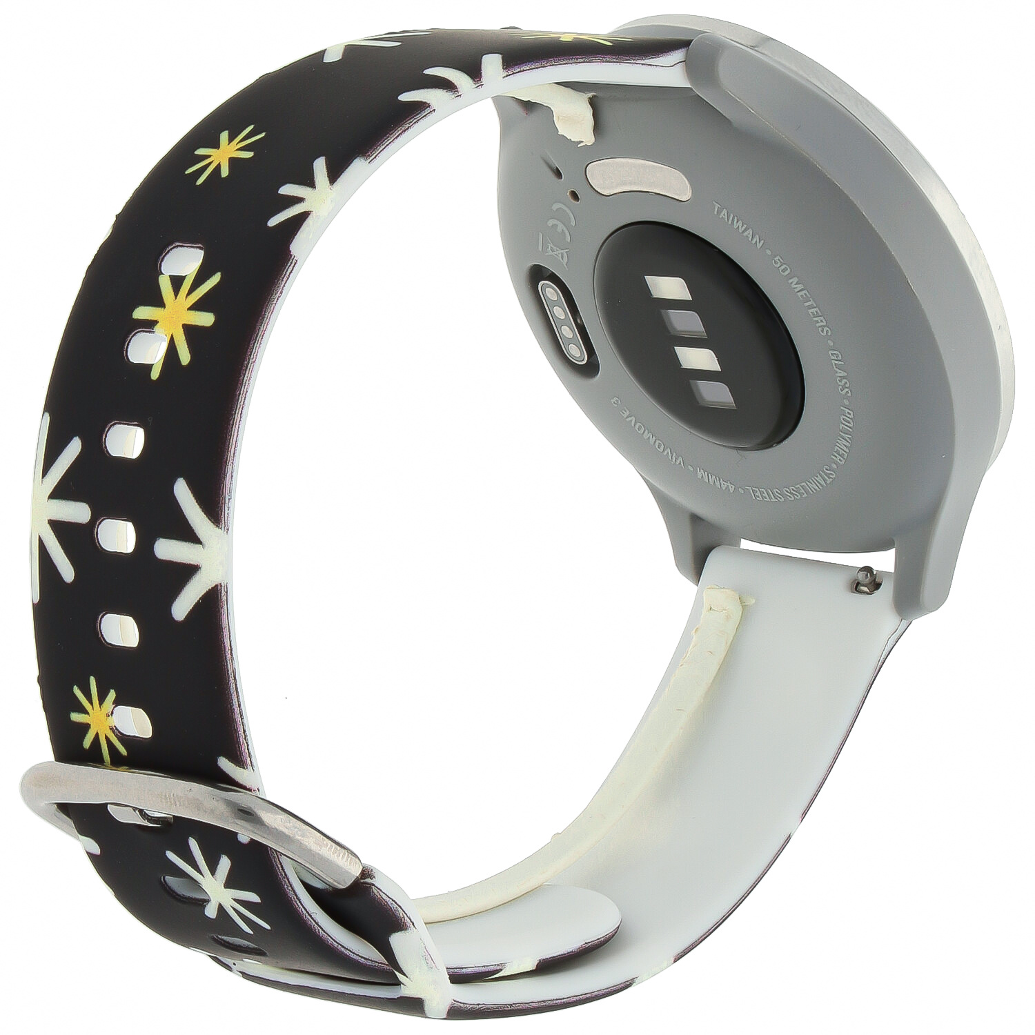 Garmin Vivoactive / Vivomove Print Sport Strap - Christmas Black