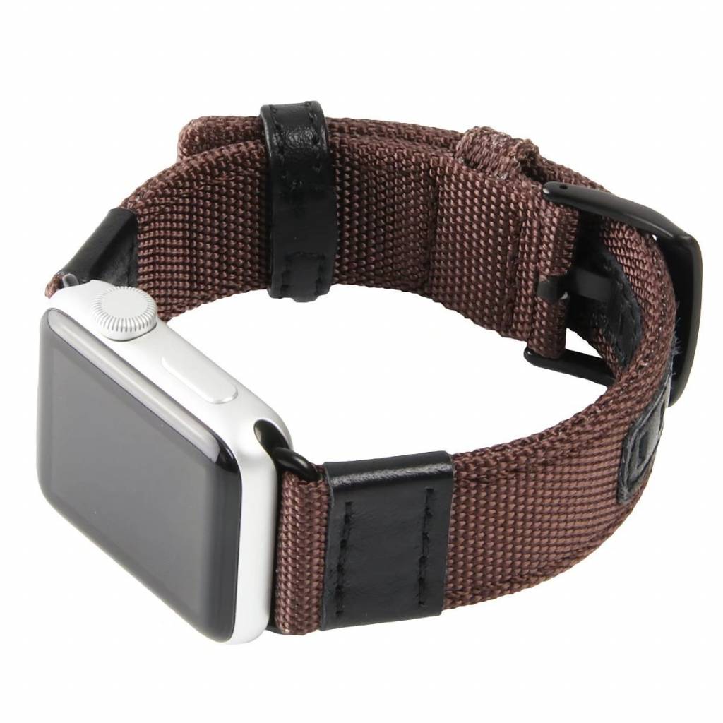 Apple Watch Nylon Military Strap - Brown