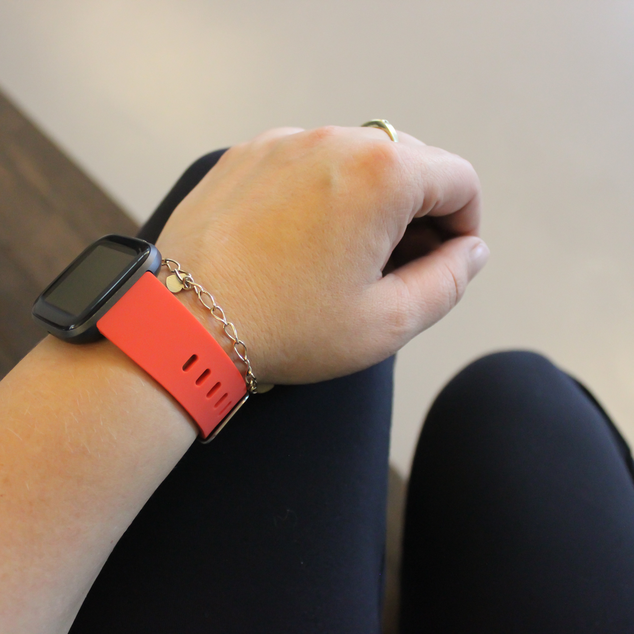 Fitbit Versa Sport Strap - Orange Red