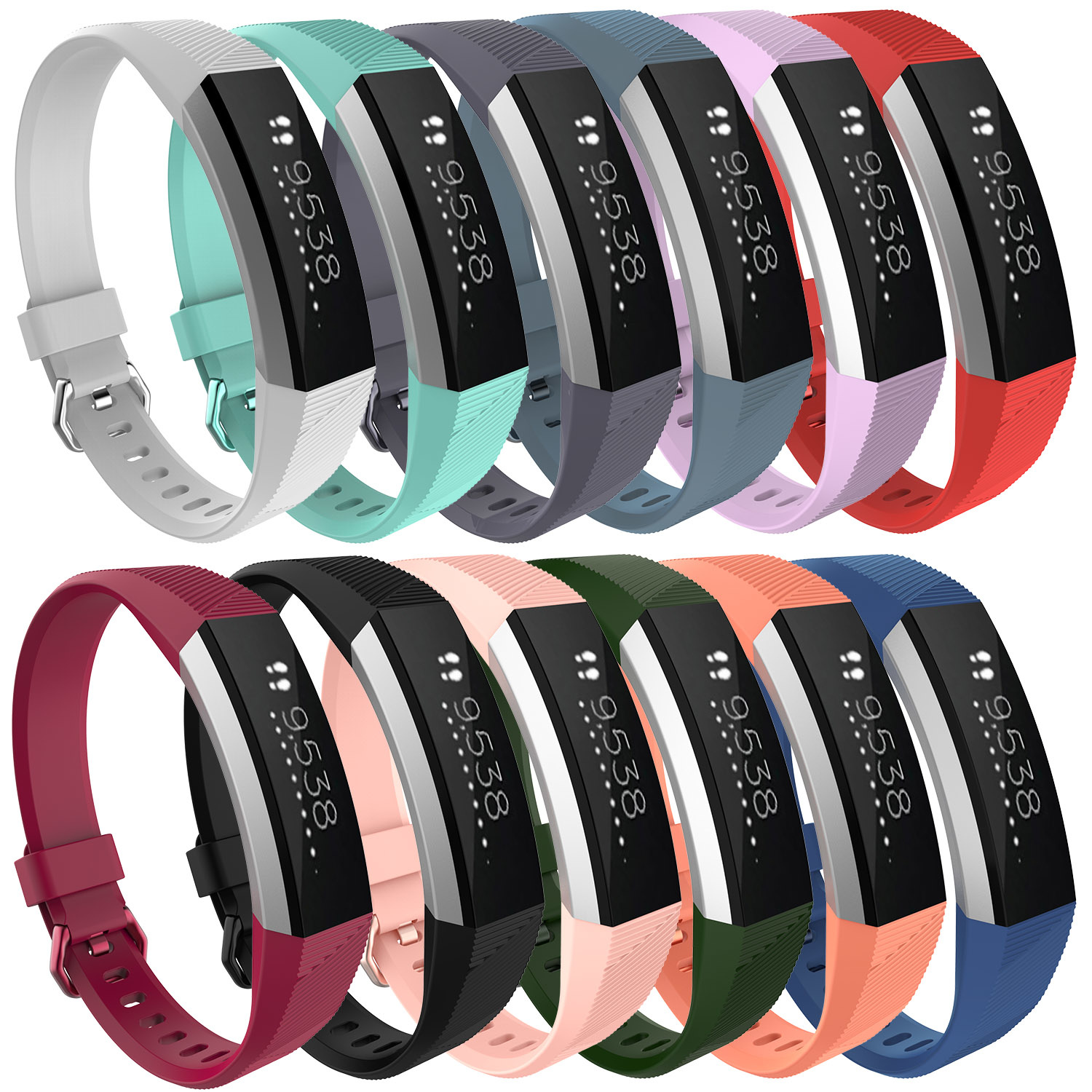 Fitbit Alta Sport Strap - Pink Red