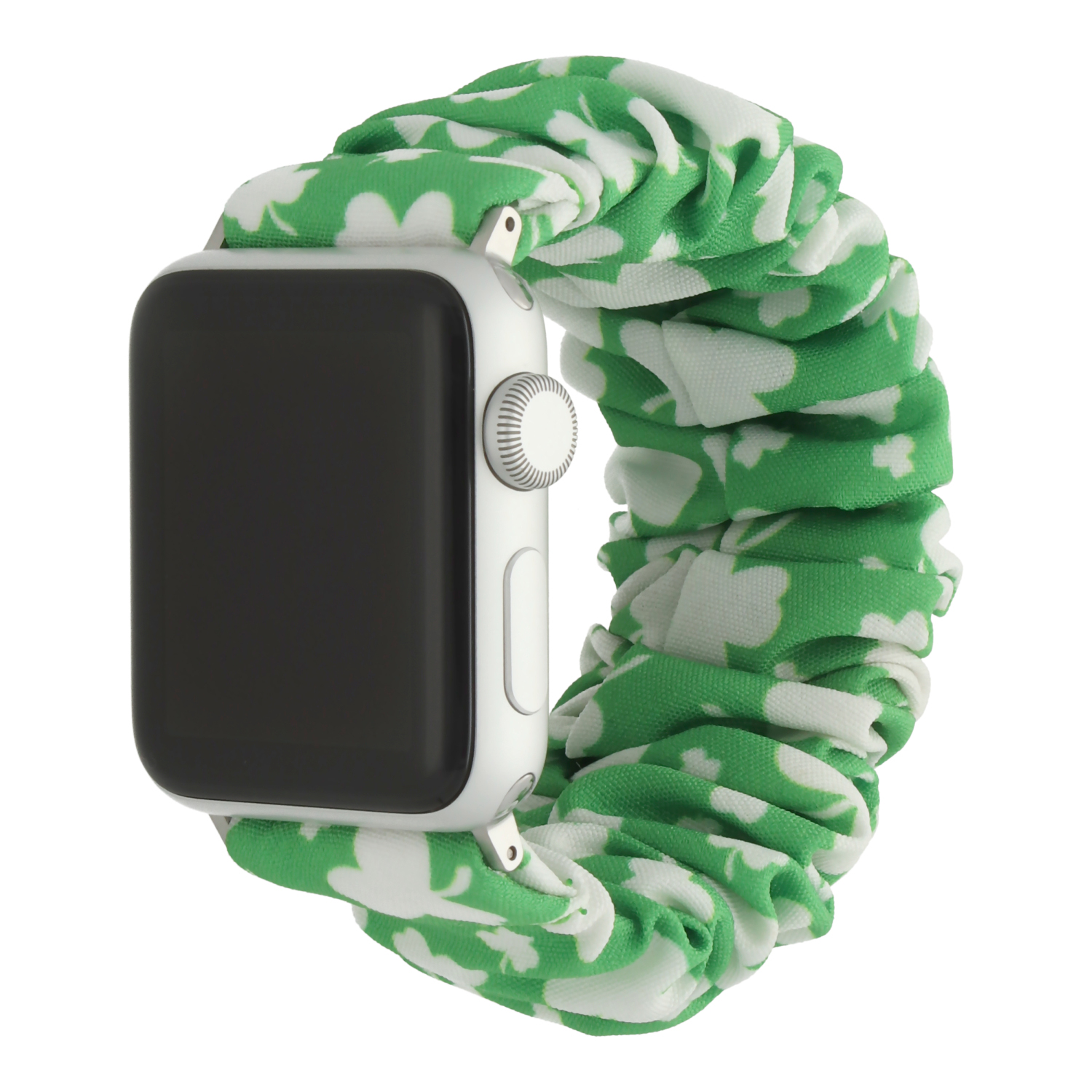 Apple Watch Nylon Scrunchie Strap - Clover Green