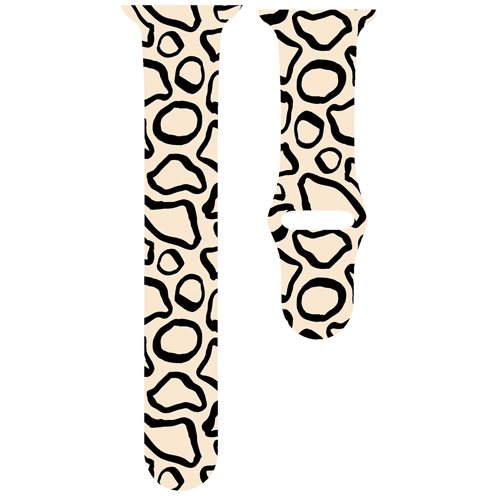 Apple Watch Print Sport Strap - Giraffe Beige