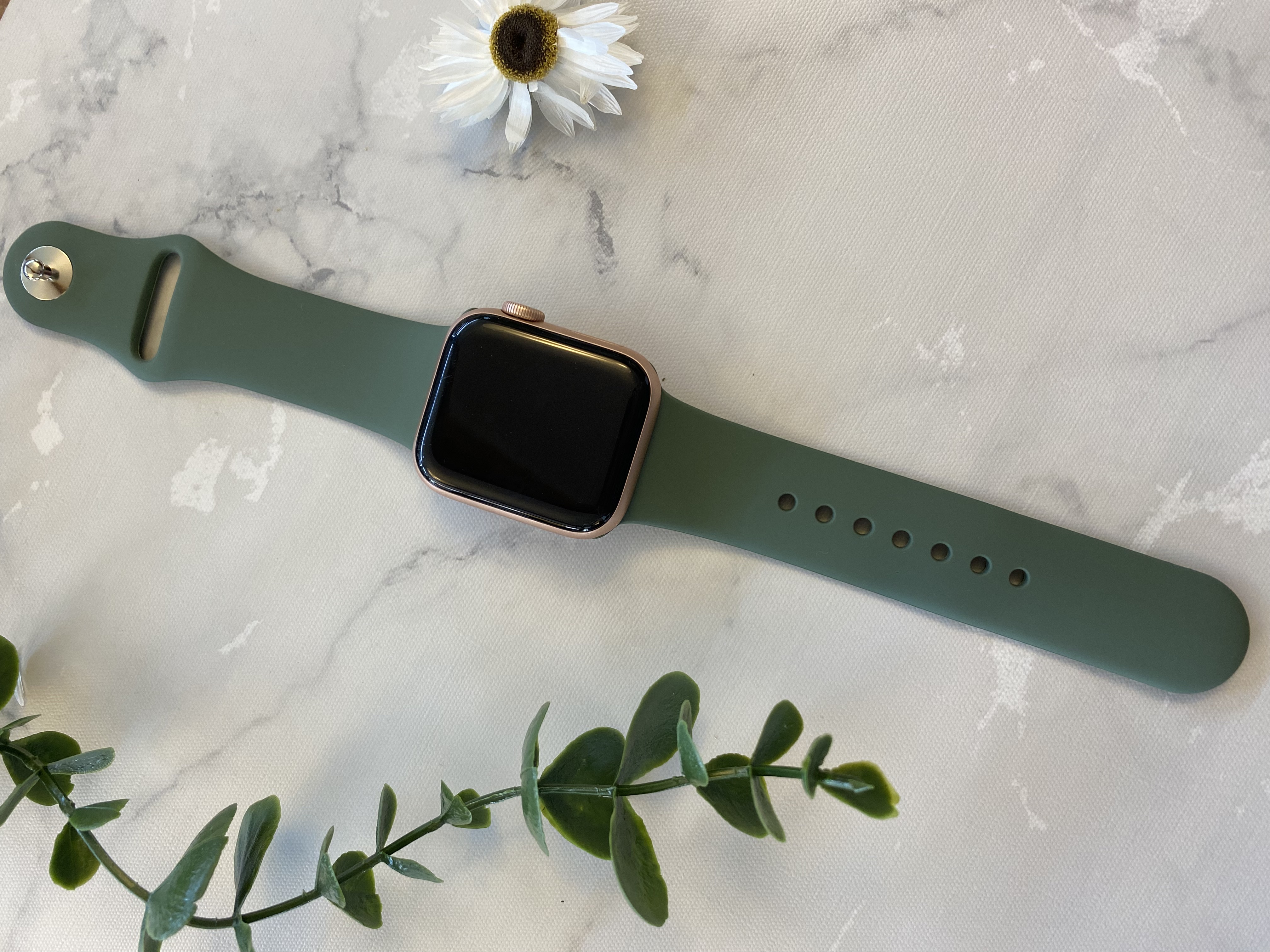 Apple Watch Sport Strap - Olive Green