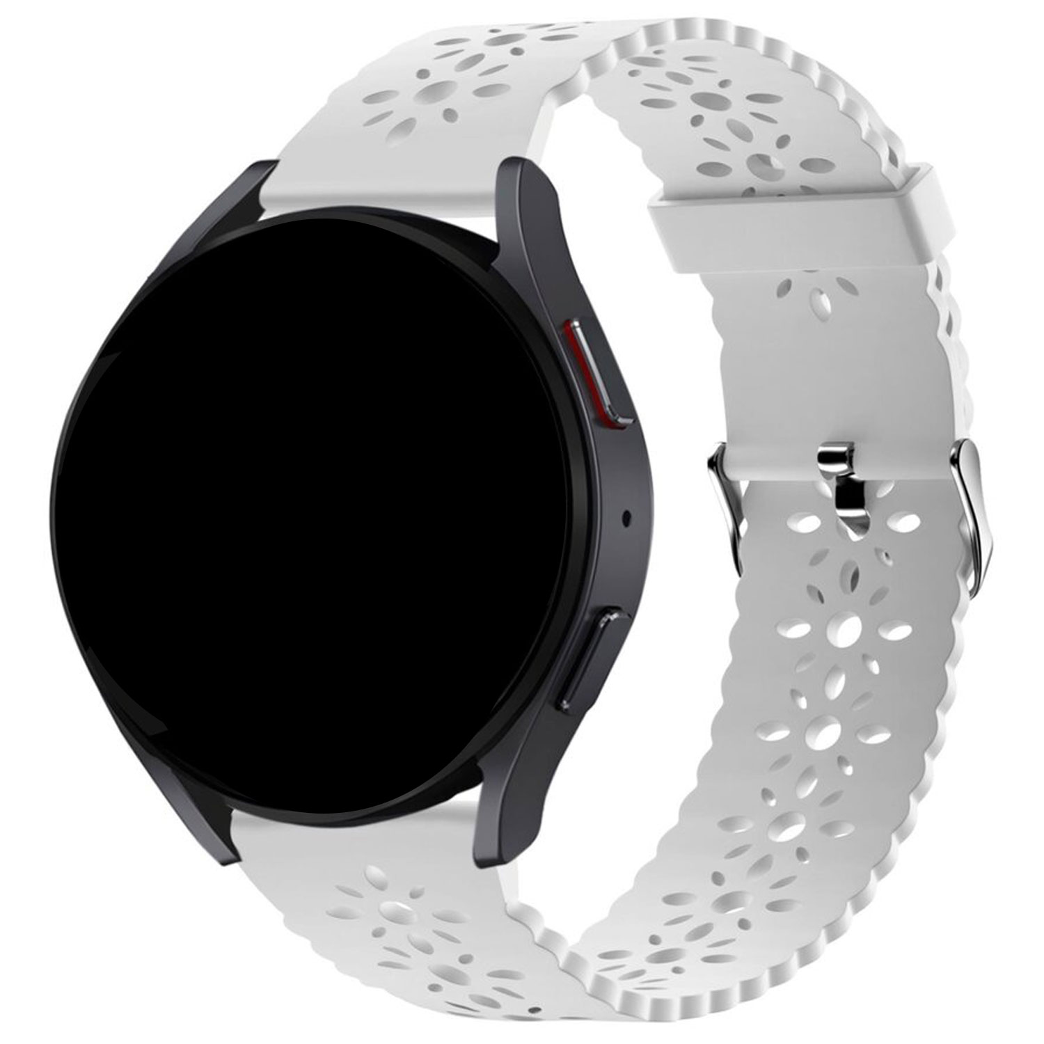 Samsung Galaxy Watch Ultra Bright Silicone Strap - White