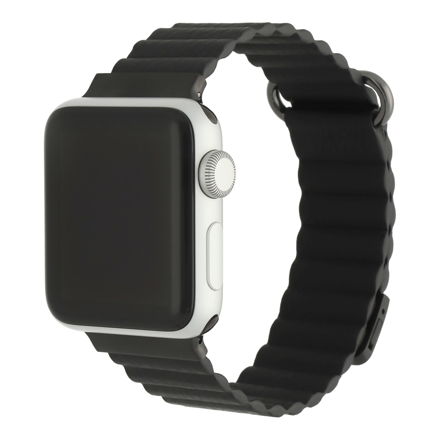 Apple Watch Leather Magnet Magna Strap - Black