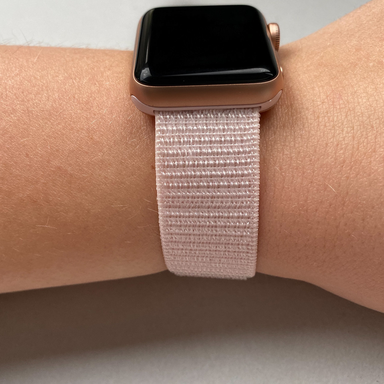 Apple Watch Nylon Sport Loop Strap - Pink