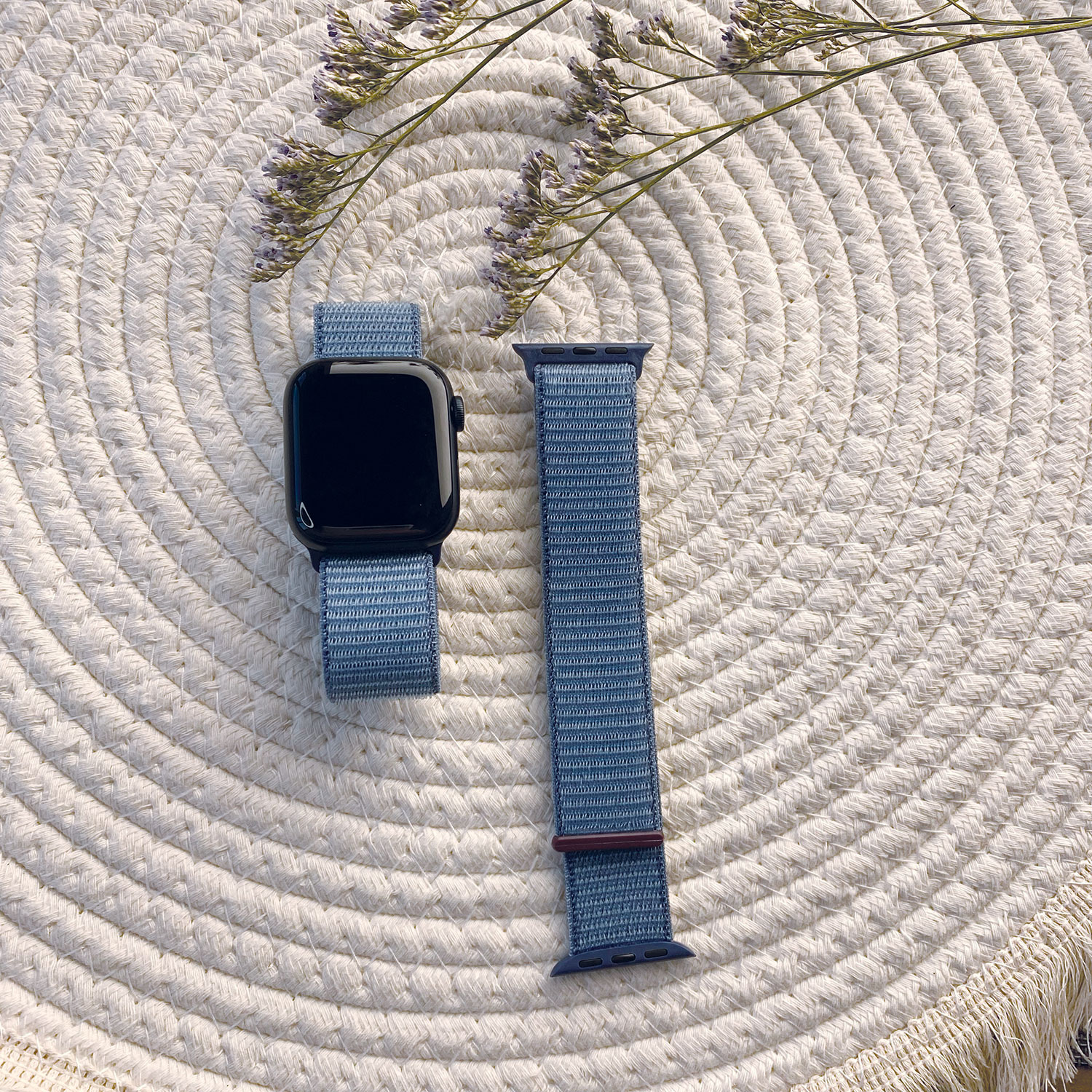 Apple Watch Nylon Sport Loop Strap - Winter Blue