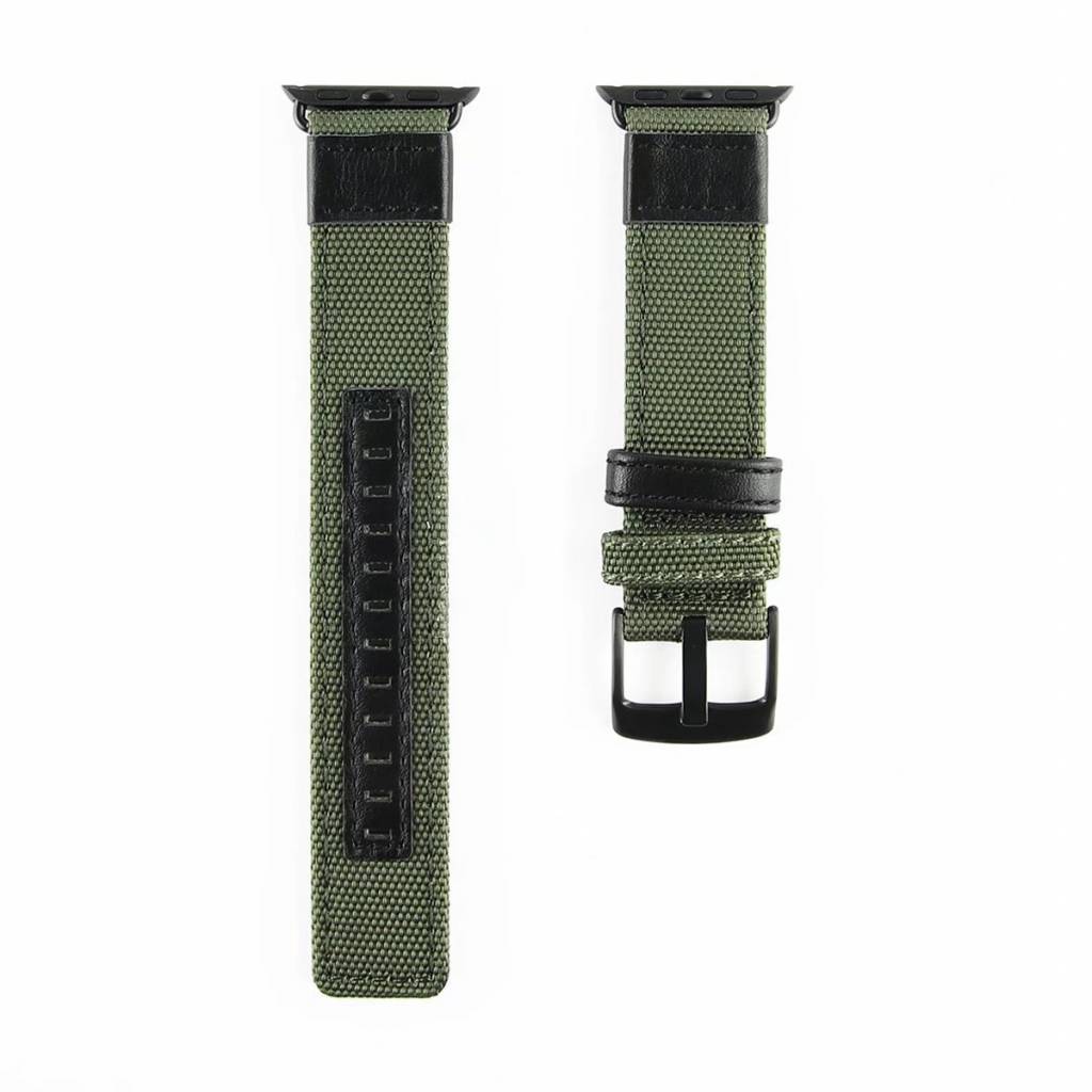 Apple Watch Nylon Military Strap - Green