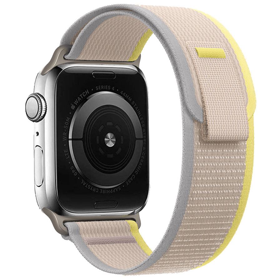 Apple Watch Nylon Trail Strap - Yellow Beige