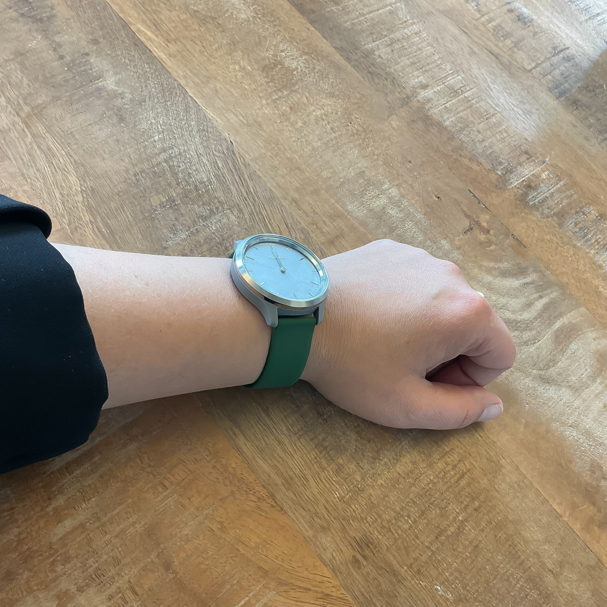 Garmin Vivoactive / Vivomove Silicone Sport Strap - Army Green