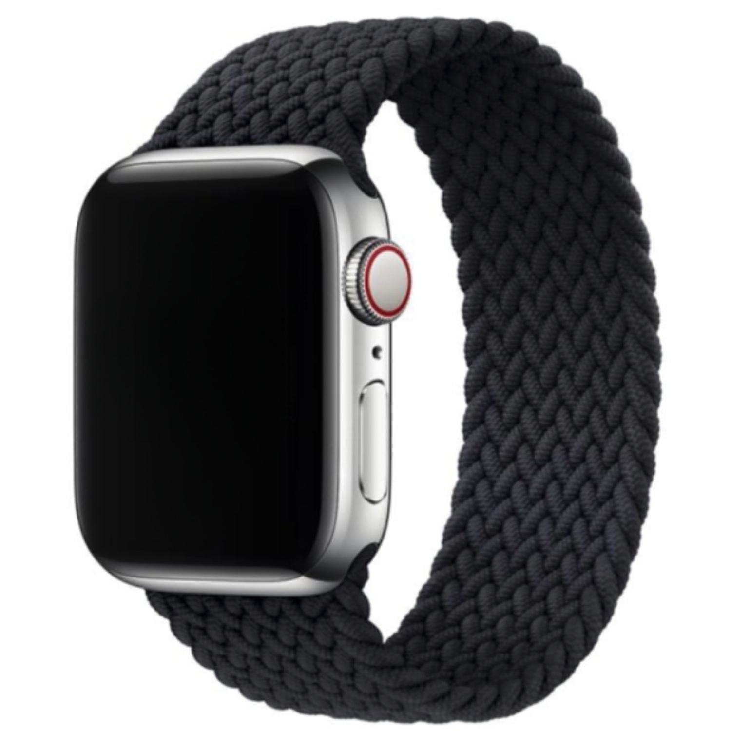 Apple Watch Nylon Braided Solo Loop Strap - Black