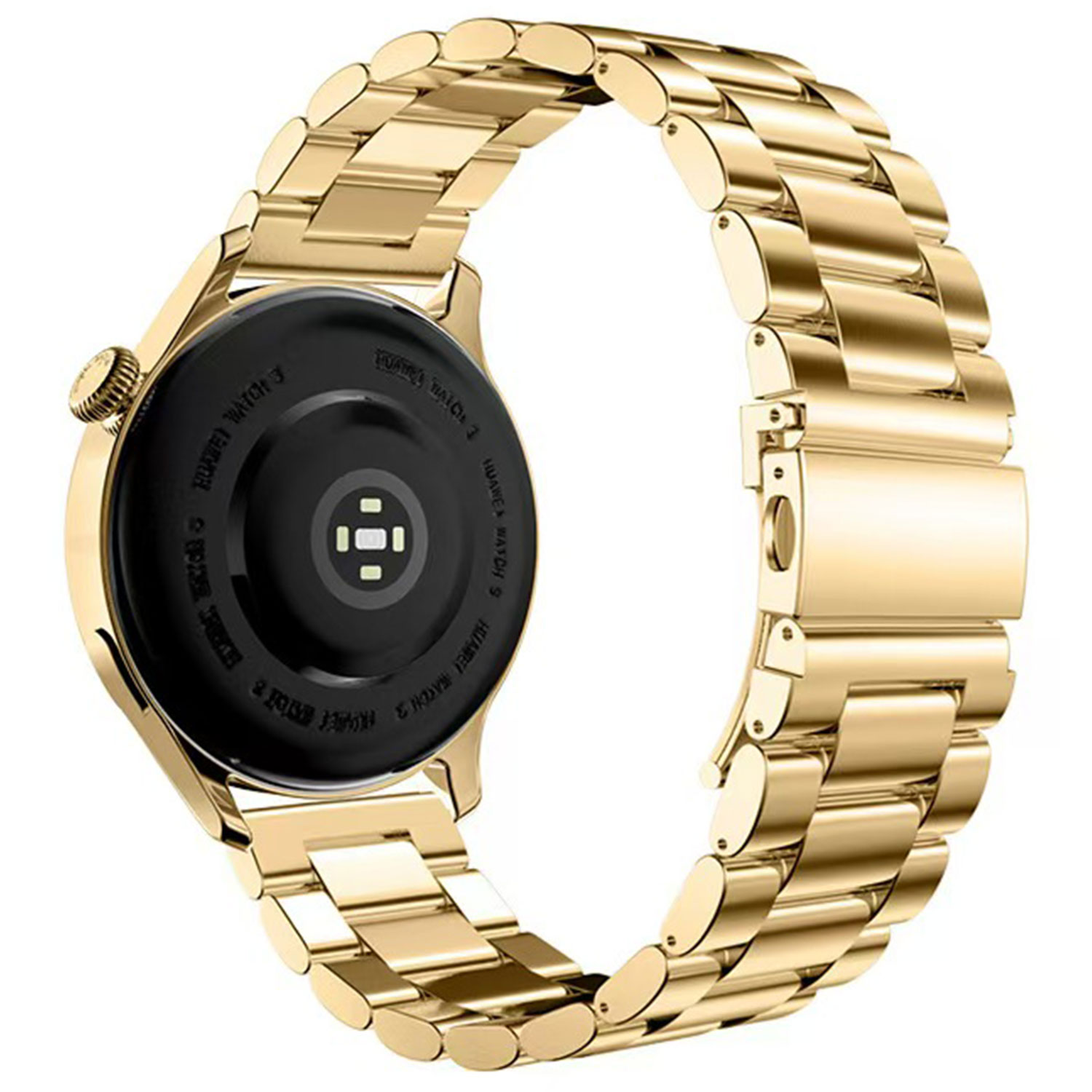 Samsung Galaxy Watch Ultra Beaded Steel Link Strap - Gold