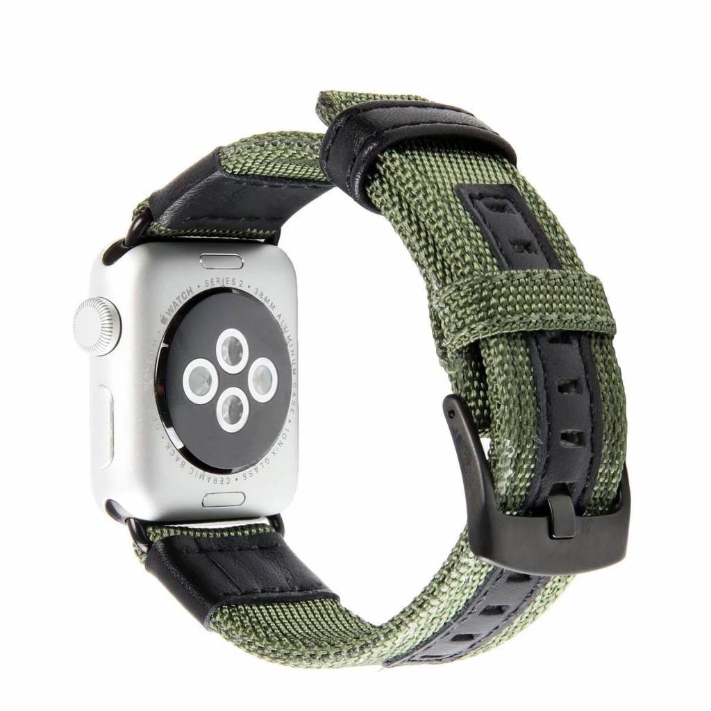 Apple Watch Nylon Military Strap - Green