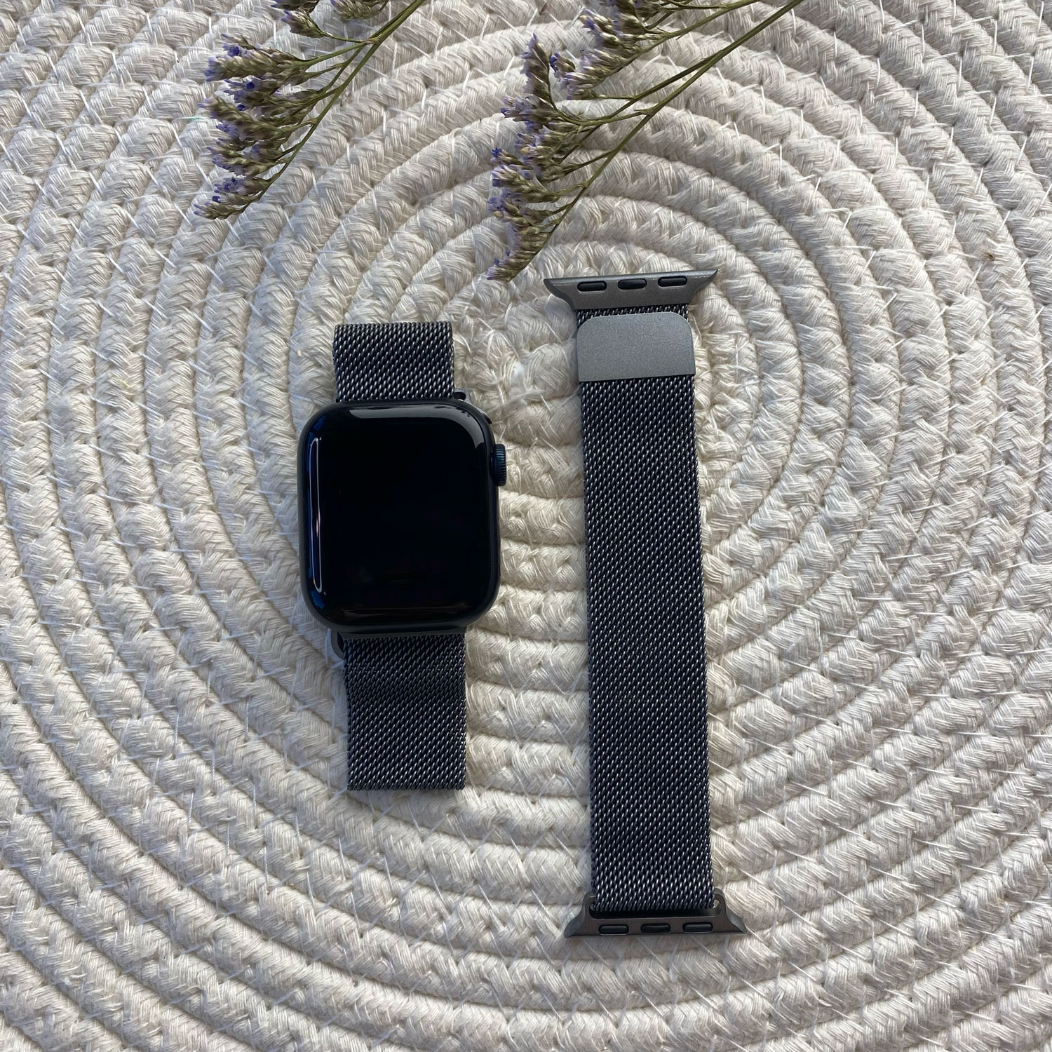 Apple Watch Milanese Strap - Space Grey