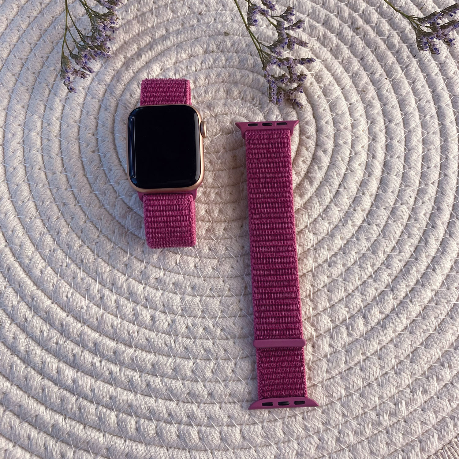 Apple Watch Nylon Sport Loop Strap - Dragon Fruit