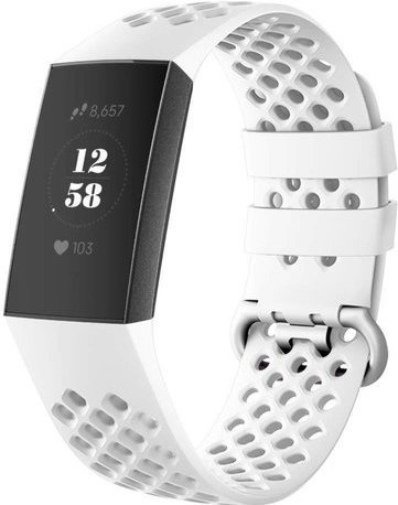 Fitbit Charge 3 &Amp; 4 Sport Point Strap - White