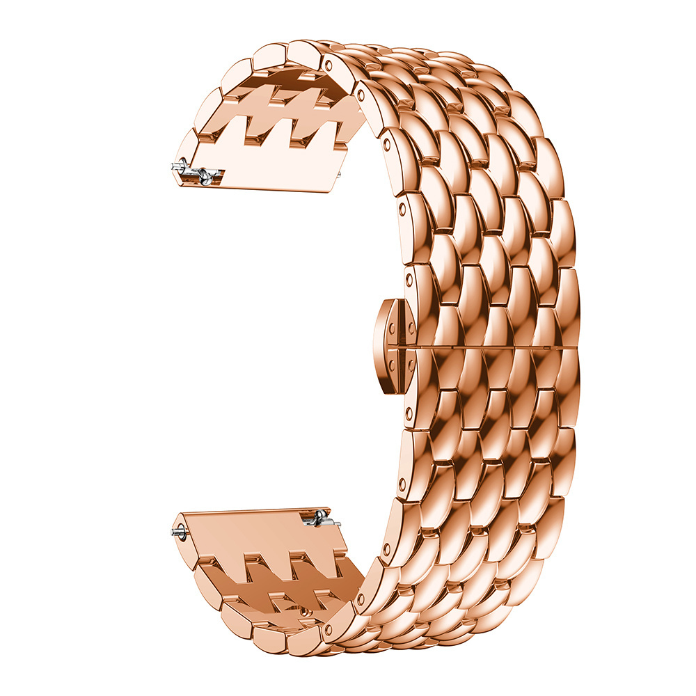 Garmin Vivoactive Dragon Steel Link Strap - Rose Gold