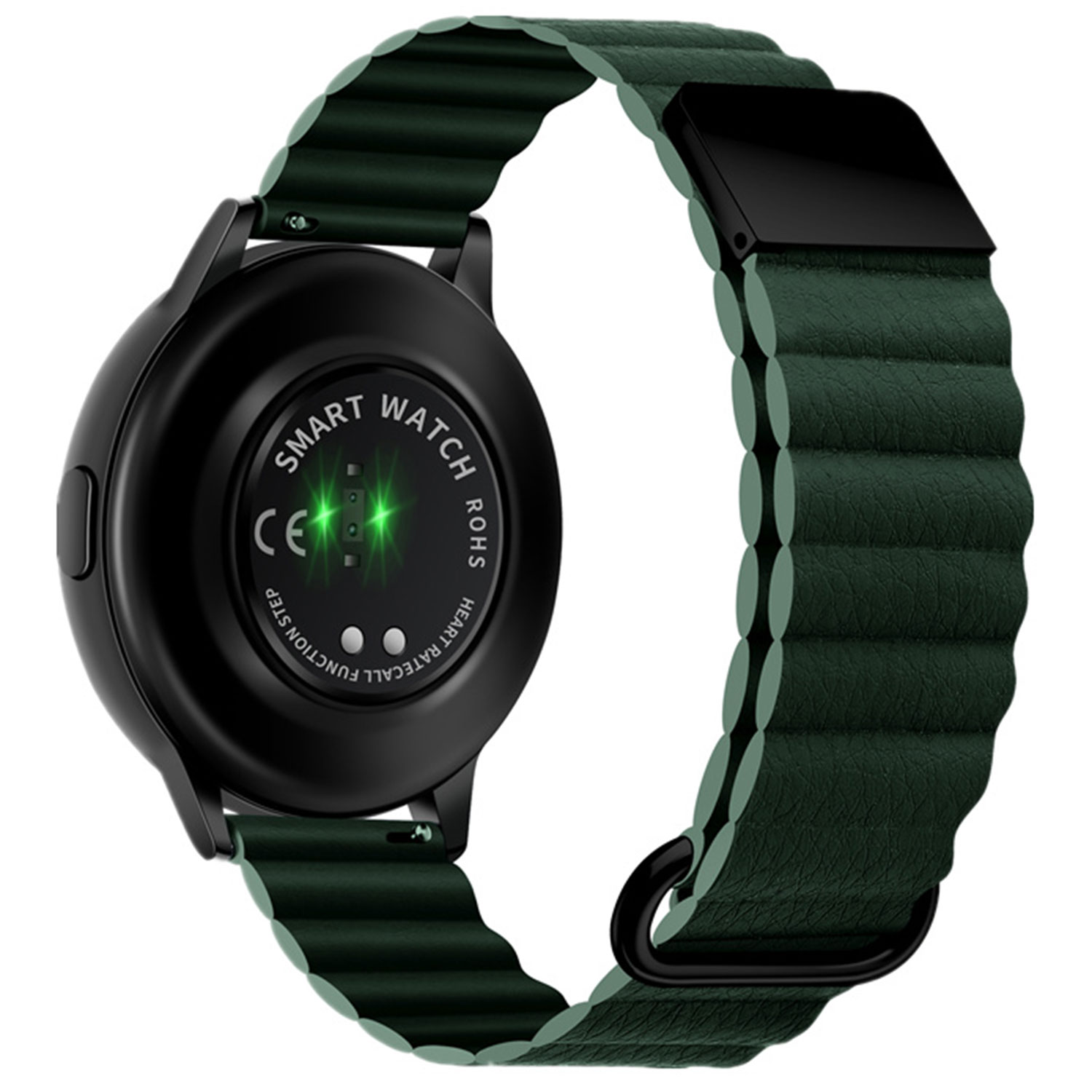 Samsung Galaxy Watch 4 Magnetic Leather Strap - Green